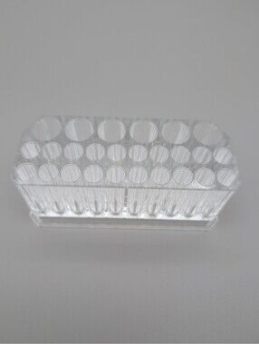 Clear Acrylic Makeup Organizer 26 Slot Eyeliner Lip Cosmetic Brush Liner Holder